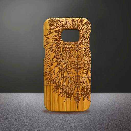 coque samsung s8 bois lion