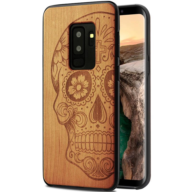 coque en bois samsung s9 plus