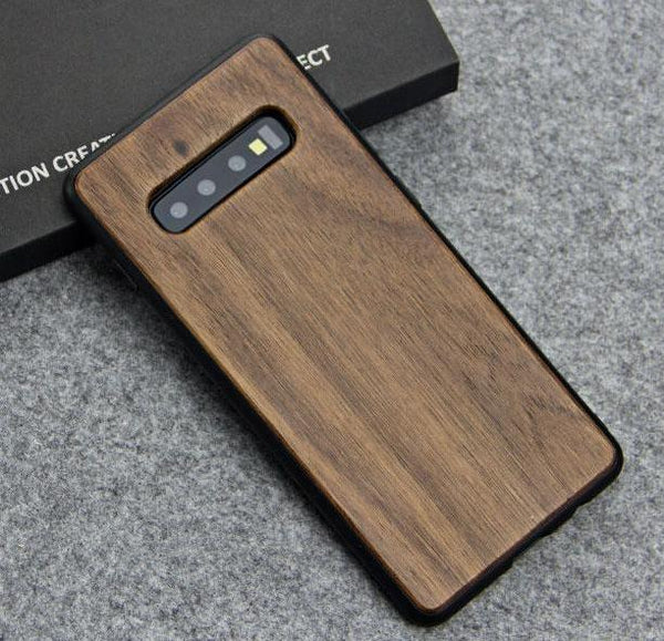 coque en bois samsung s10