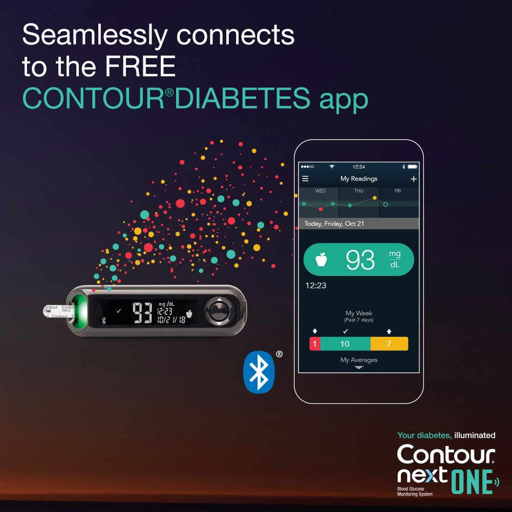 Bayer Contour Next ONE Glucose Meter Kit | Diabetic Warehouse