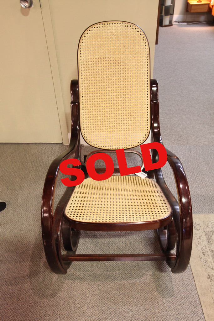 70's Wood Rocking Chair – Consign Design Edmonton