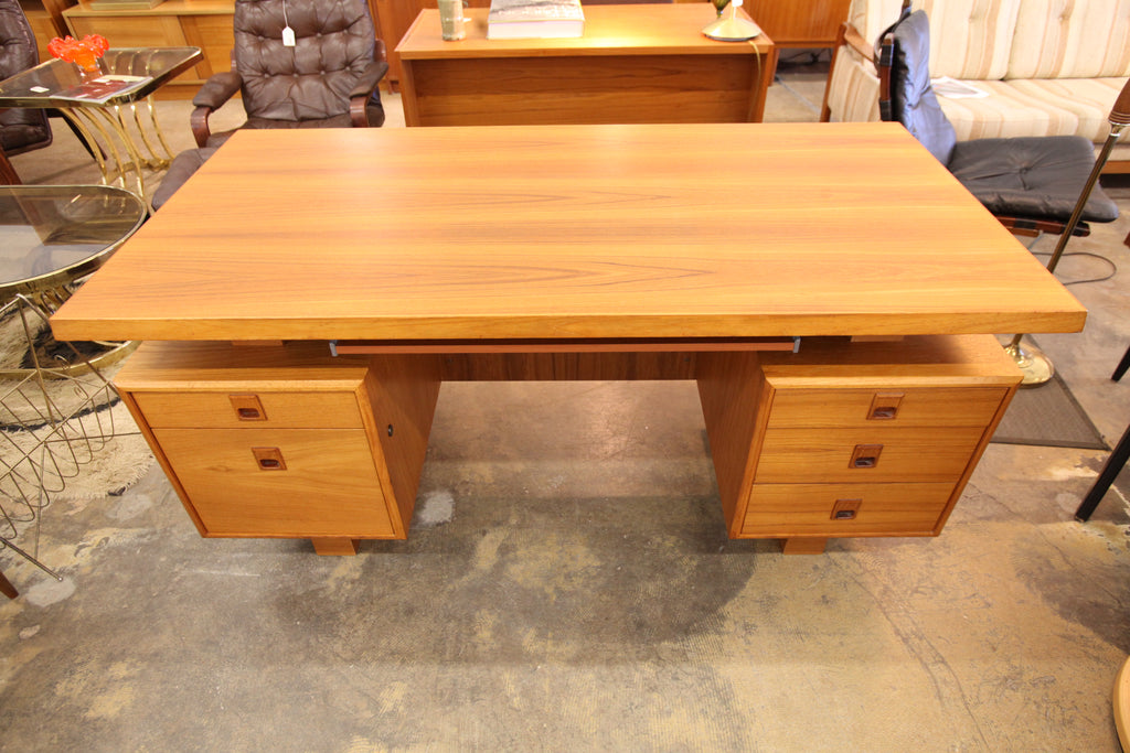 teak executive desk