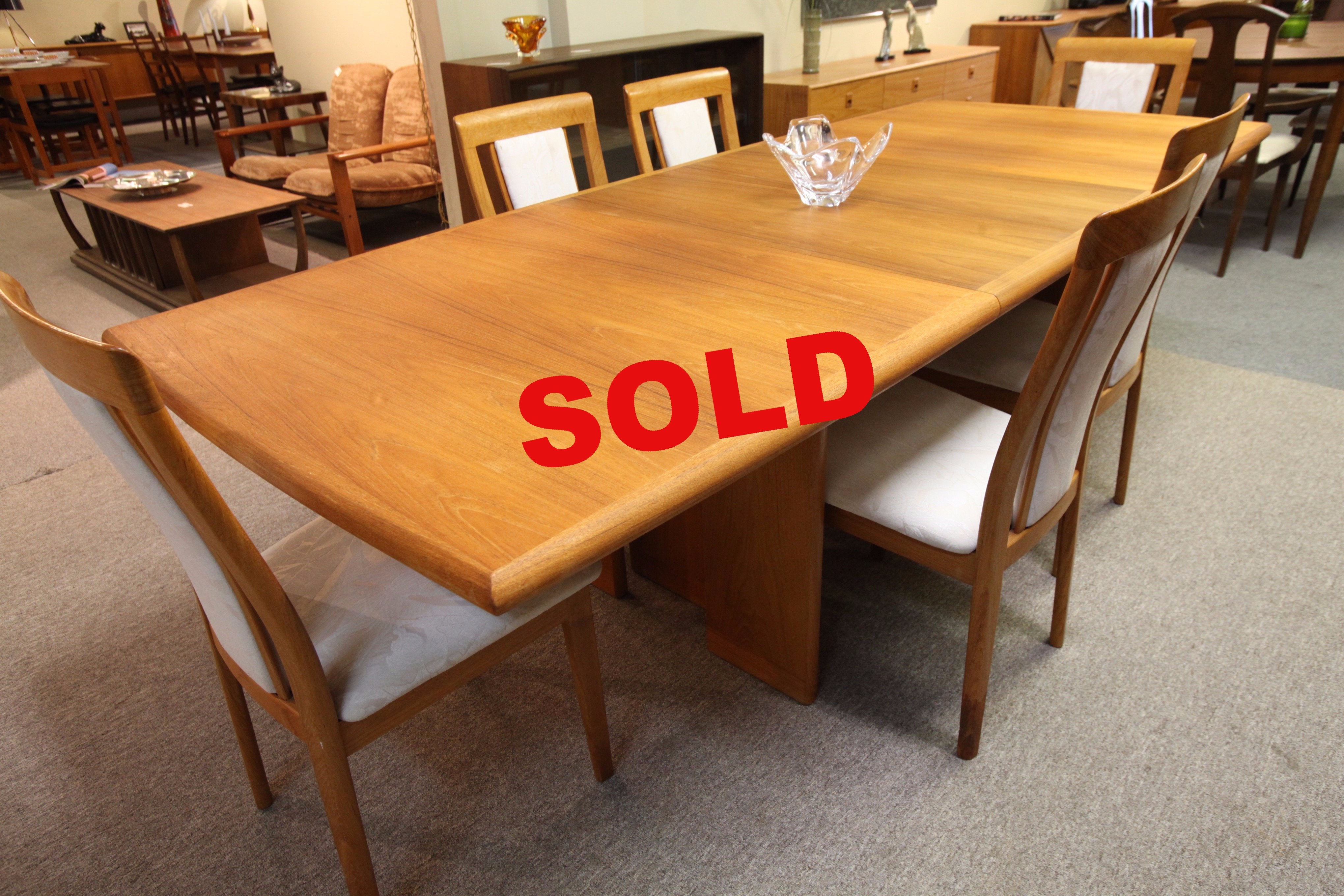 overstock teak dining room table