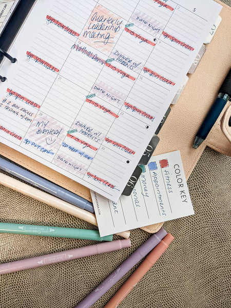 How to color code in your planner by Jane's Agenda