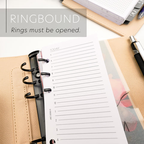 Ringbound planner
