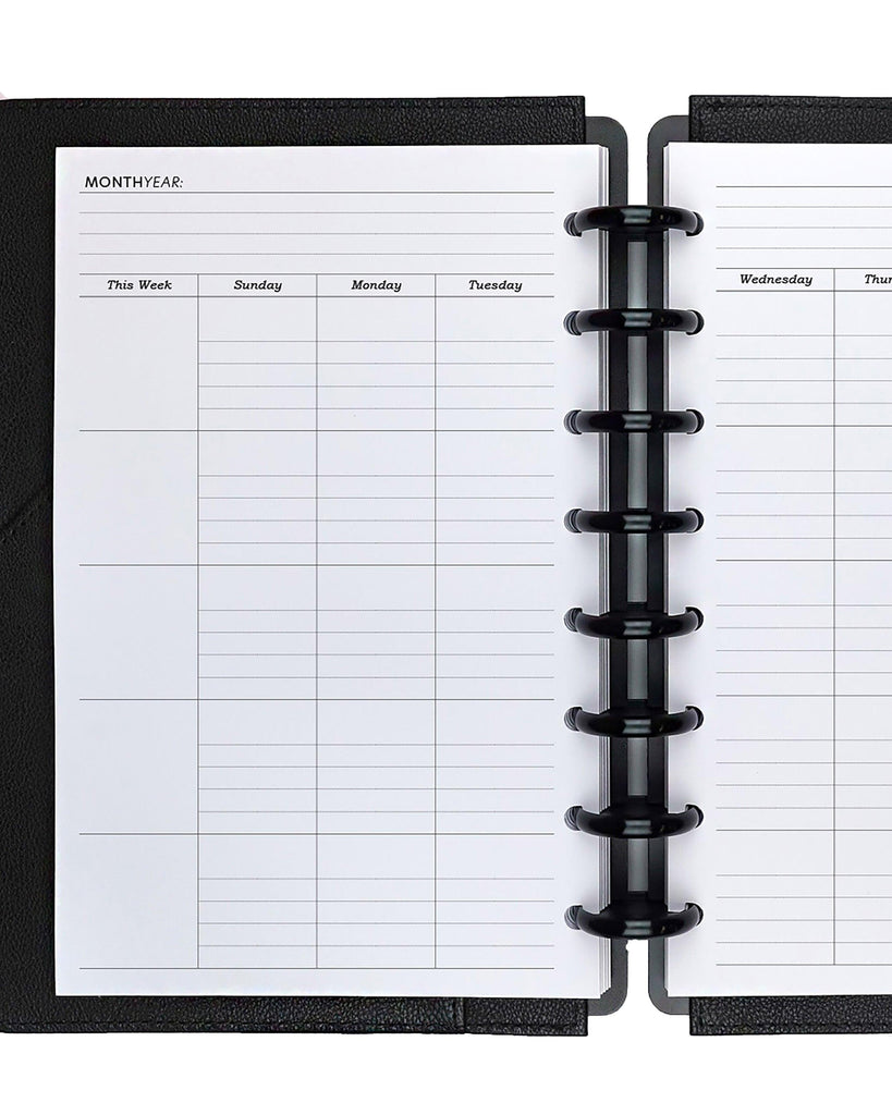 Planner Inserts by Jane's Agenda for discbound and six planning Agenda®
