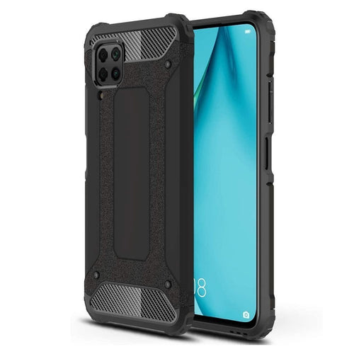 Hybrid Armor Case Tough Rugged Cover for Oppo A73 2020 black - TopMag