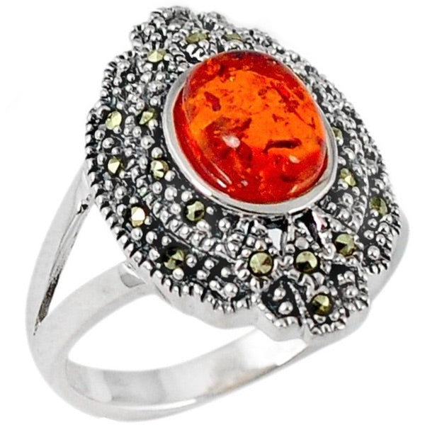 Diamond Shaped Amber Ring. Artisan Amber Ring. | Amber ring, Womens jewelry  rings, Diamond shapes