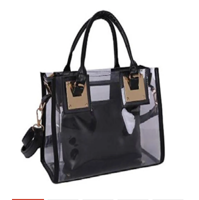 Fashion Women Transparent PVC Shoulder Bags Jelly Candy Color