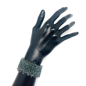 Blue/Silver/Black Layered Stretch Bracelet Bracelets Ursula Muller -  Pistachios