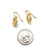 Gold Disc Hooks-Earrings-Manuela Carl-Pistachios