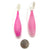 Long Rose Petal Droplet Earrings-Earrings-Małgosia Kalińska-Pistachios