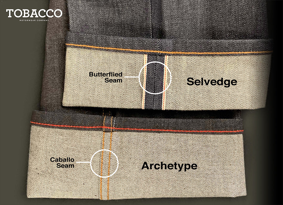 The difference between Archetype and Selvedge Riding Jeans