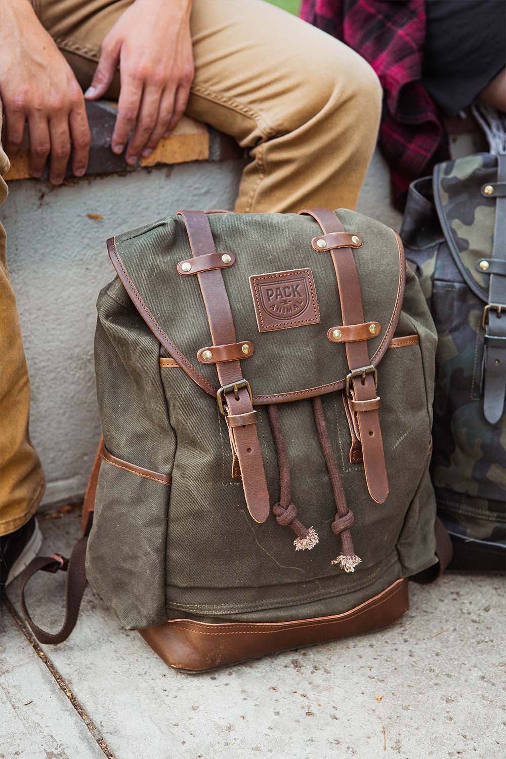 Bushcraft Backpack Handmade in USA Bushcraft Rucksack Bushcraft Bag Bushcraft  Gear Waxed Canvas Backpack Vintage Backpack -  Canada