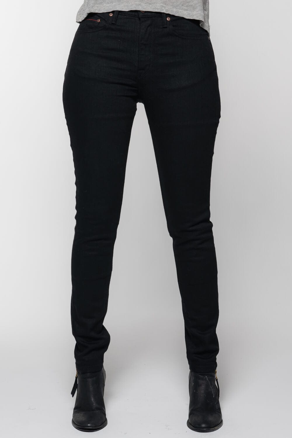 IQ Authentic Brand Capri Pants Suit Black Denim Jeans Jacket 2X Capris 16 