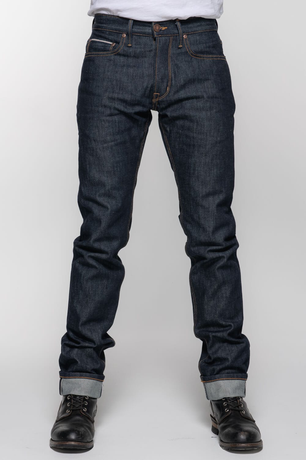 Selvedge Protective Riding Jeans Tobacco Motorwear
