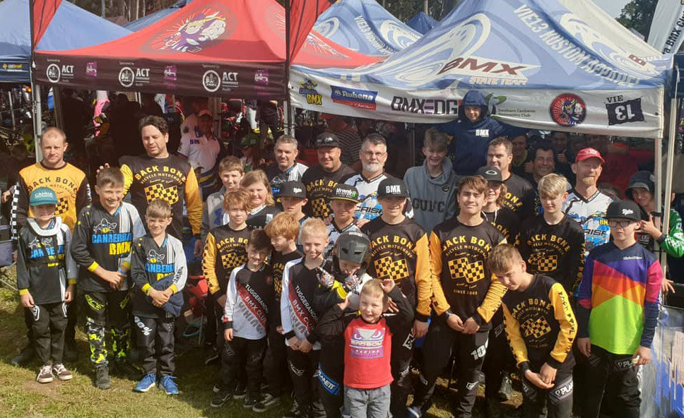 NSW BMX state titles 2019 Back Bone BMX race crew