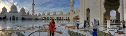 The Sheikh Zayed Grand Mosque, Abu Dhabi, UAE