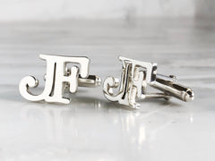 Initial Cuff Links