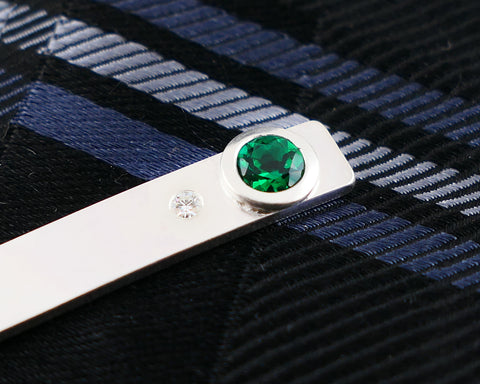 Emerald Tie Bar