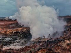 Geothermal Mud Pools in the Reykjanes Peninsula