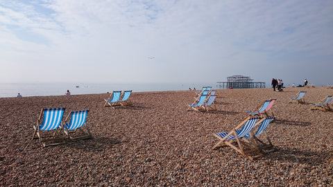 Deck Chairs on Brighton Beach