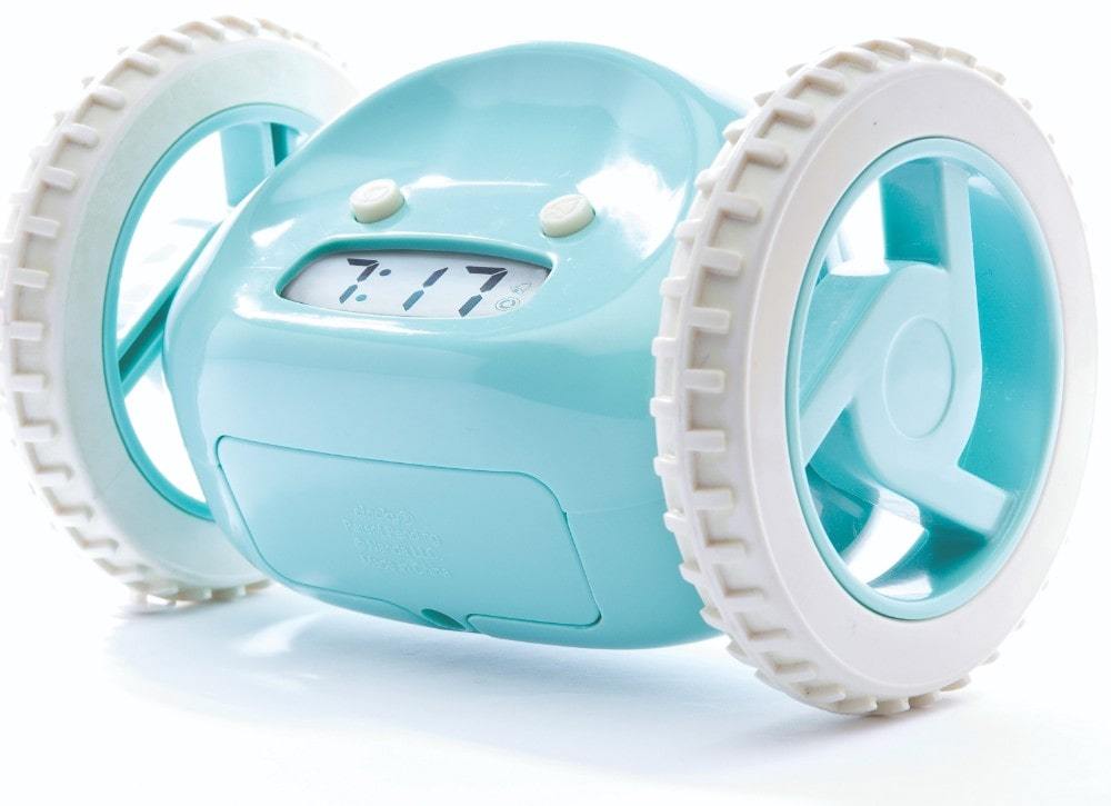 Alarm Clock That Runs Away Alarm Clock on Wheels itsThoughtful