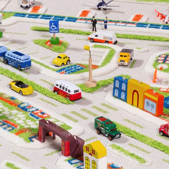 mini city 3d play carpet