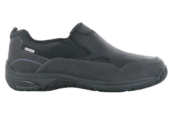 Dunham Cloud Plus Slip On Black - 2BigFeet