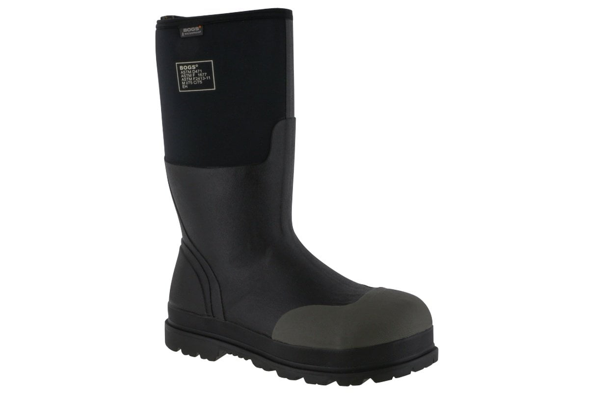 bogs steel toe rubber boots