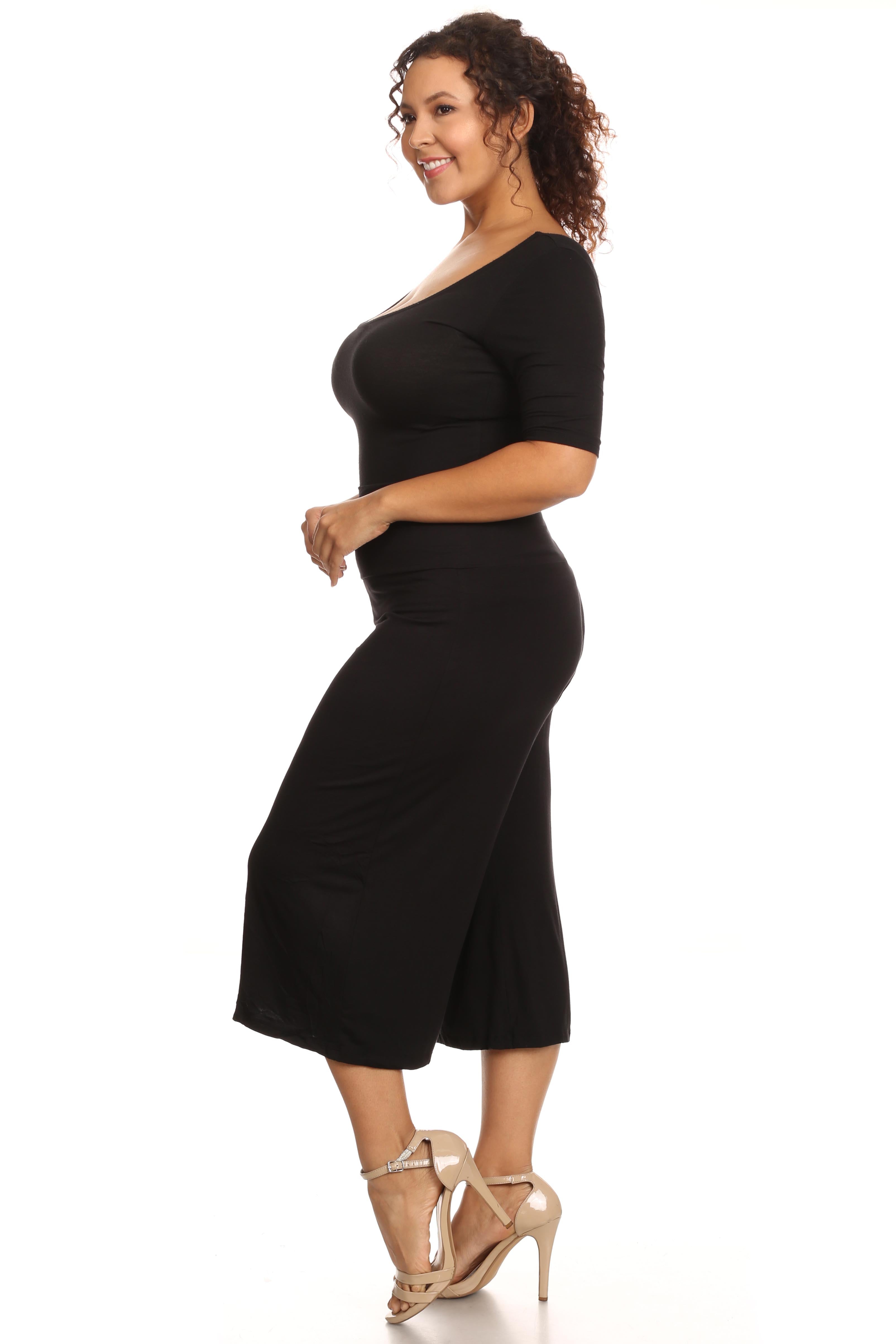 plus size gaucho pants