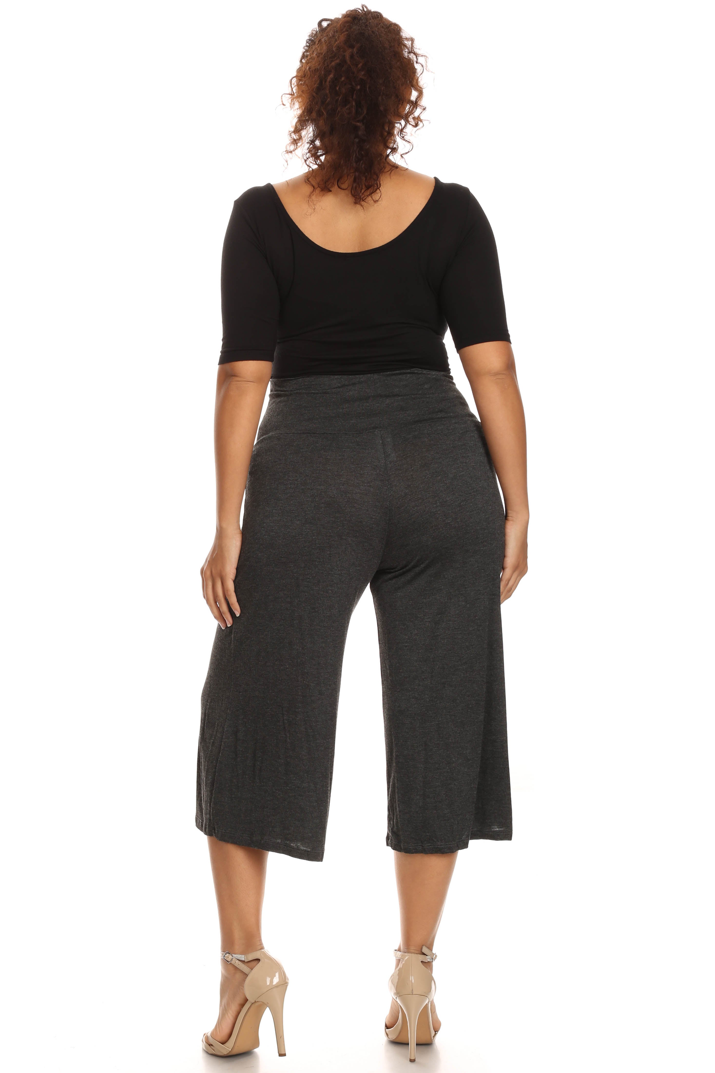 plus size gaucho pants