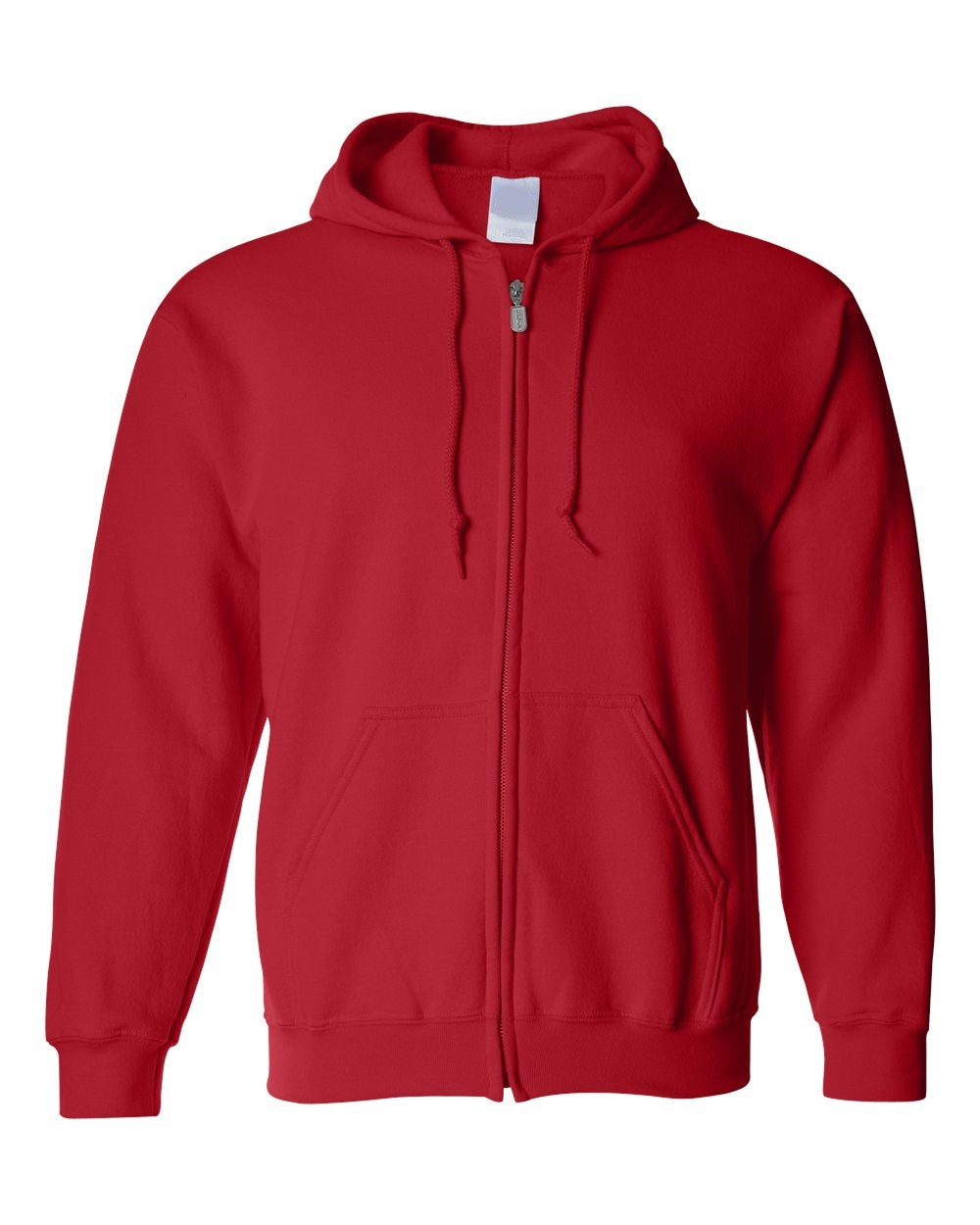 red zip up hoodie mens