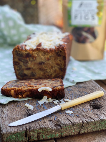 Banana and Fig Bread with sourdough discard