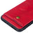 For iPhone XS Max 6.5 inch Phone Case Protective Back Cover with Card Holder Bracket, Red shell