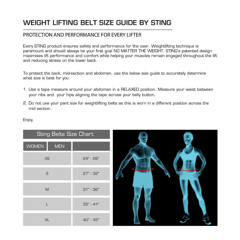 Belt Sizing Chart