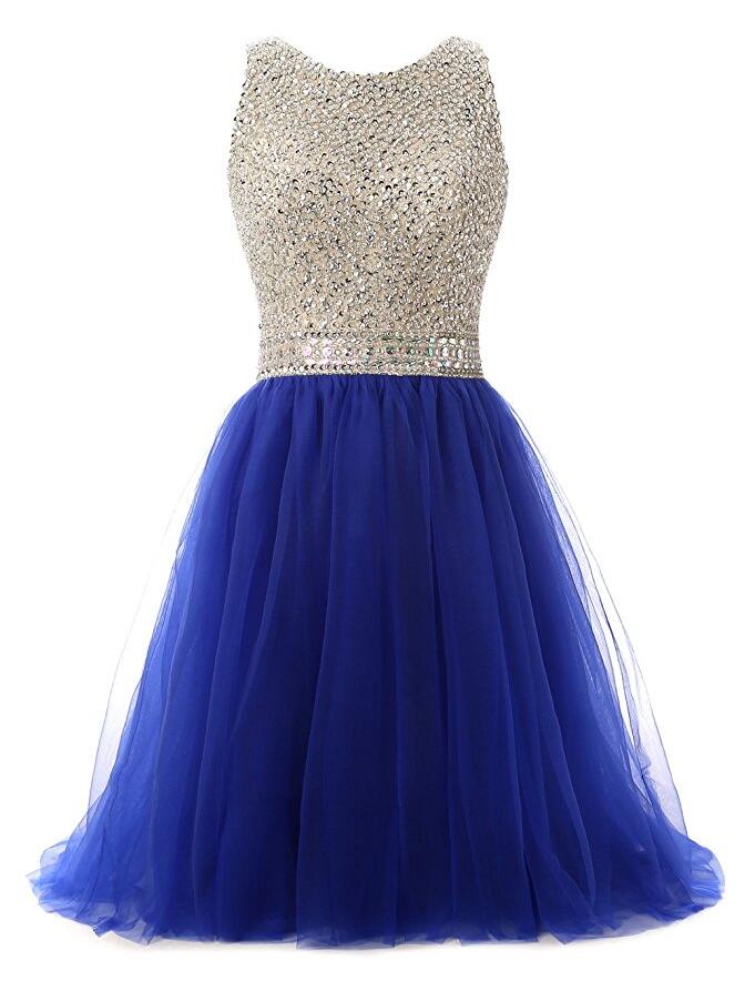 royal blue beaded dress