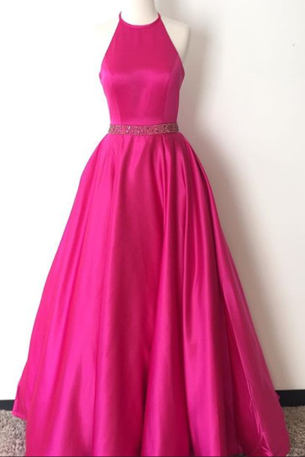 bright pink homecoming dress