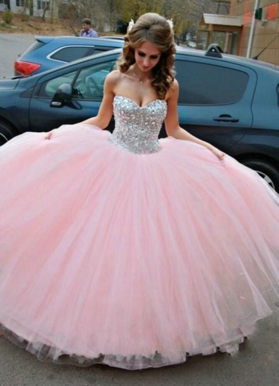 pink dress for sweet 16