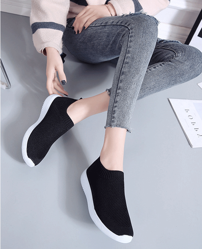 Slip on Breathable Sock Sneakers - Seamido