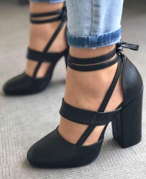 lace pump heels