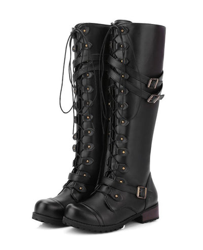 lace up combat boots womens