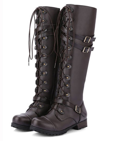 women's lace up combat boots