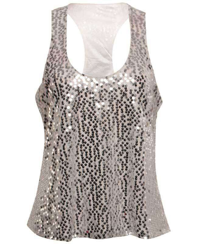 Sexy Shining Sequins Tank Tops | Seamido