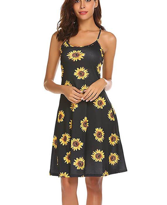 mustard colored plus size dress