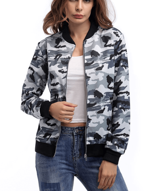 womens short military jacket