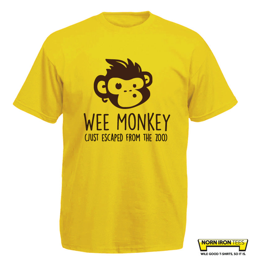 Wee Monkey (Just escaped from the Zoo) – Norn Iron Tees