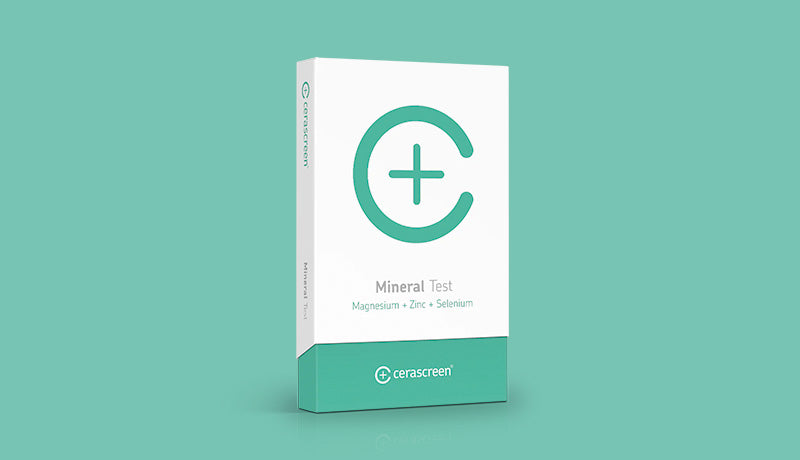 Packaging of the Mineral Test from Cerascreen