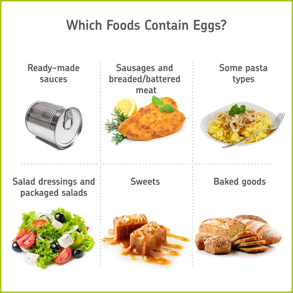 Foods to avoid with an egg allergy