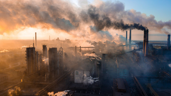 heavy metal pollution through chimney in a big city